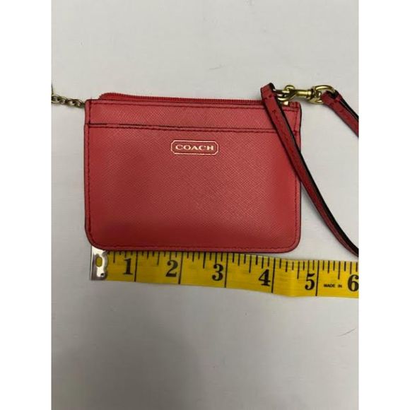 Coach Coin and cad holder wristlet Color Melon - Picture 3 of 4